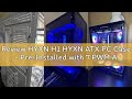 Review HYXN H1 HYXN ATX PC Case - Pre-Installed with 7 PWM ARGB Fans - Dual Cavity Mid-Tower PC Gami