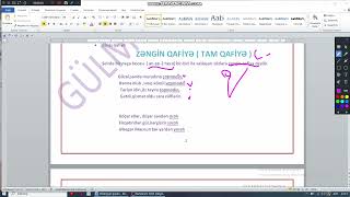 Qafiyənin Növləri. Zəngin Tam , Yoxsul Natamam Qafiyə