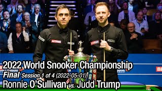 2022 World Snooker Championship Final: Ronnie O'Sullivan vs. Judd Trump (Full Match 1\/4)