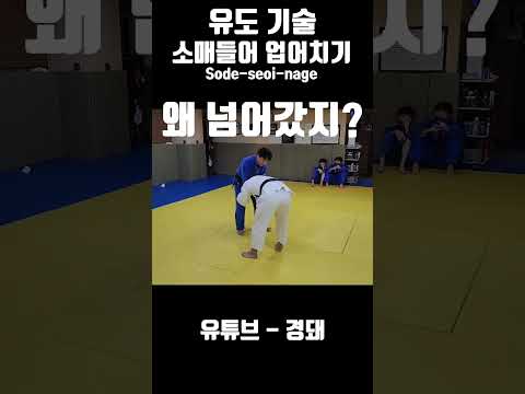 두손 잡히면 <strong>소매</strong> 들 생각 하지마. 소매들어 업어치기(Sode-seoi-nage)