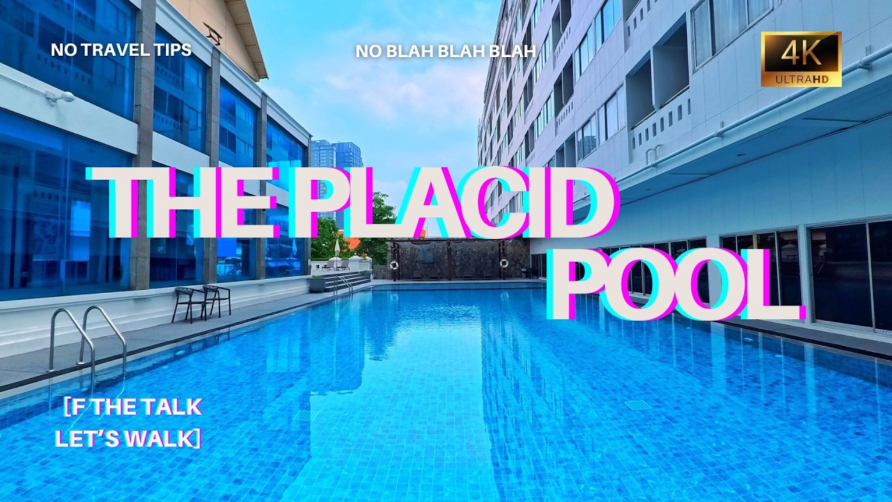 Walking Tour - Placid Pool - Bangkok, Thailand - 4K
