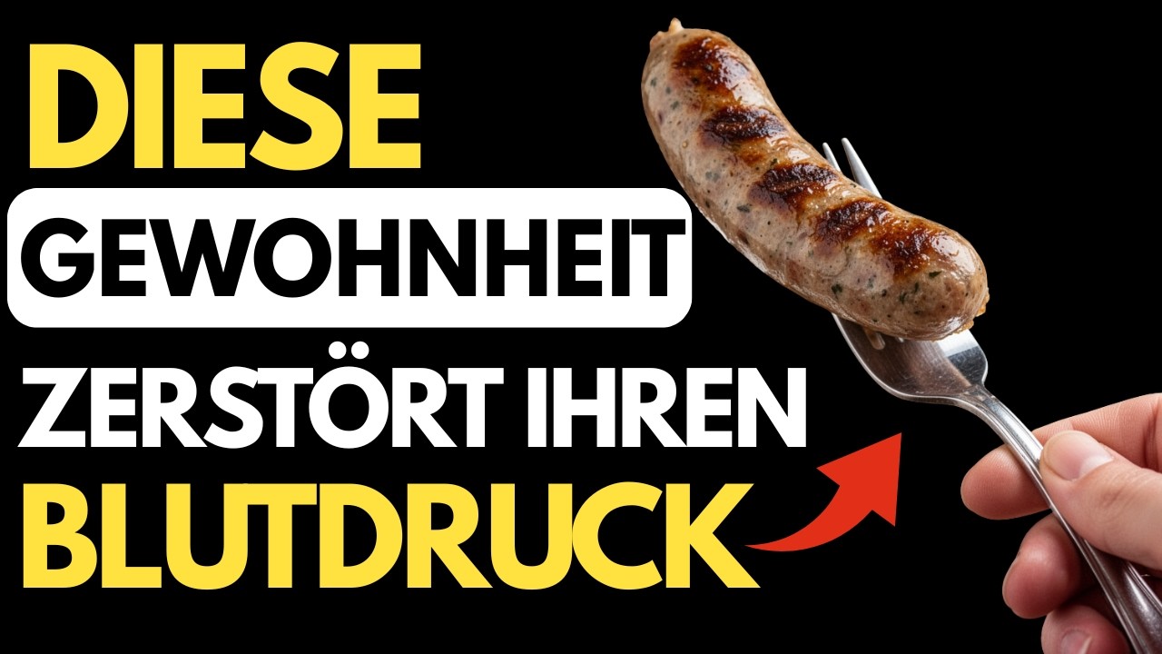 3 Tägliche Gewohnheiten, die Ihren BLUTDRUCK gefährlich erhöhen (die meisten übersehen sie)