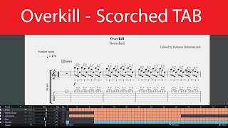 Overkill - Scorched Main Guitar Riffs TAB(Standard)