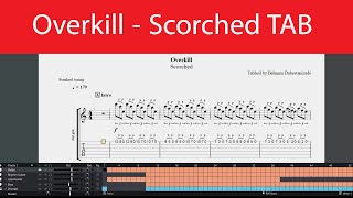 Download Lagu Overkill - Scorched Main Guitar Riffs TAB(Standard) MP3