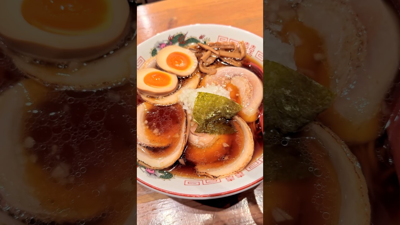 炙りチャーシューと刻み玉ねぎの八王子ラーメン！醤油スープが香る一杯【八王子ラーメンよしだ】