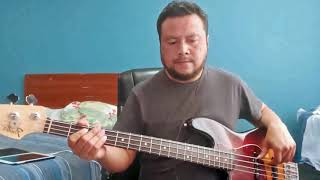 un par de palabras - bass cover