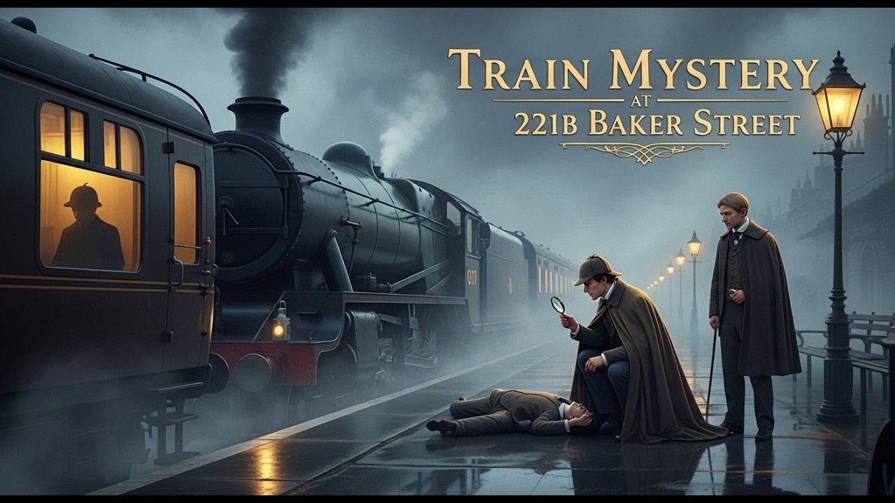 Sherlock Holmes and Murder on the Bath Line | Cozy Train Mystery at 221B Baker Street
