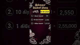 Today Silver Rate Tamil | 19-06-2026 | இன்று வெள்ளி விலை | update