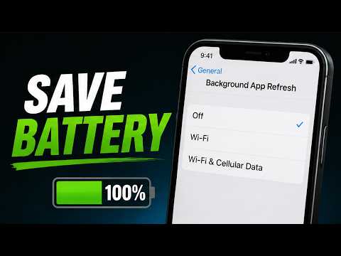 How to Turn off Background app Refresh to Save Battery (Quick Guide)
