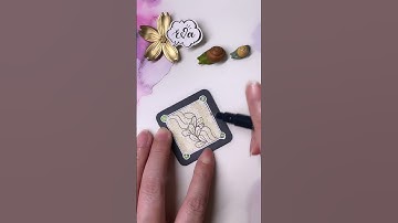 Zentangle Pattern Tangle #walu 禪繞畫入門 禪繞圖樣 (N.2266) how to draw by Eva Wu #bijou #shorts