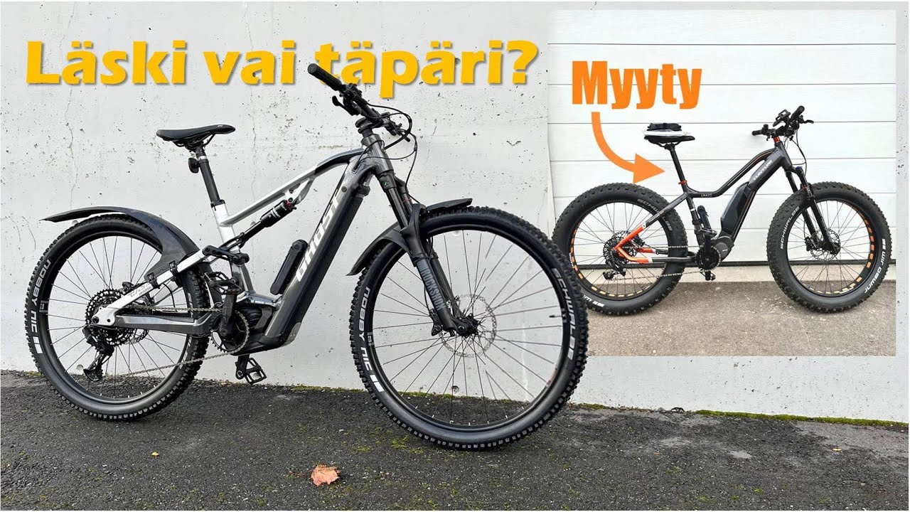 Sähköpyörä meni vaihtoon! | Ghost E-ASX 130