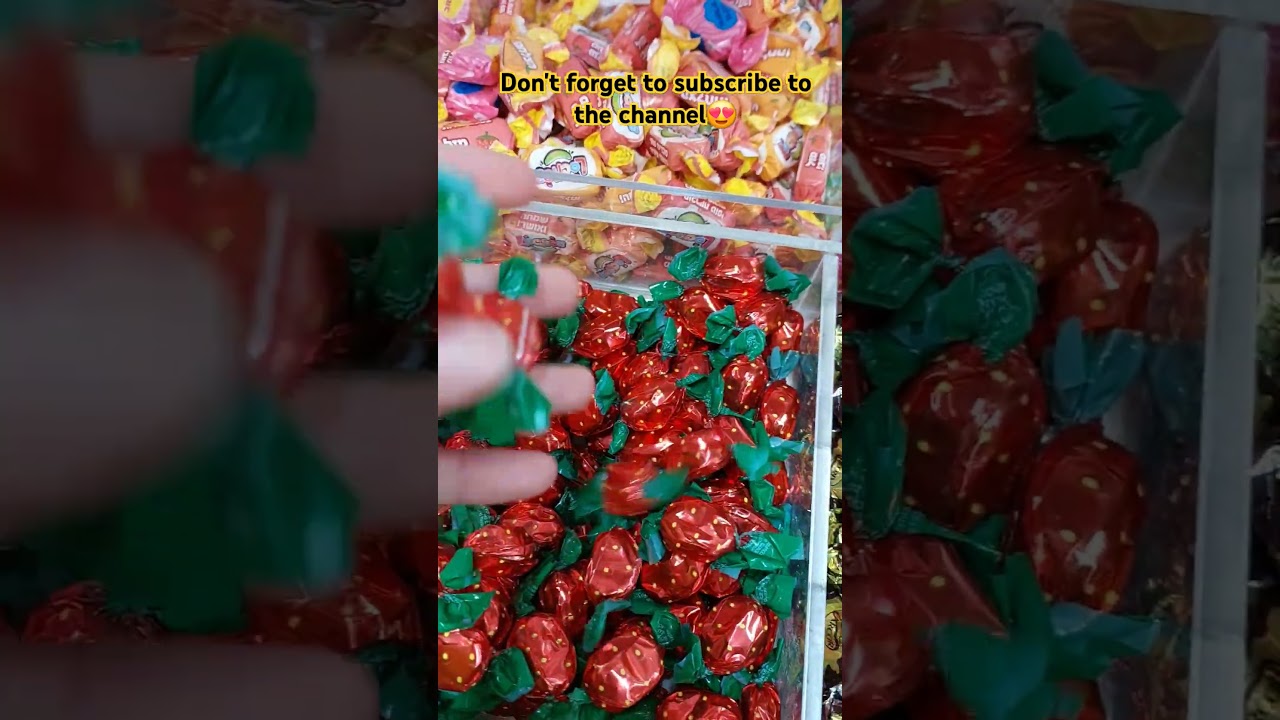 Asmr candy wrappers 