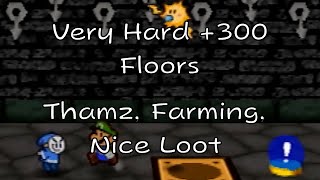 Very Hard Mode +300 Floors!? Paper Mario: Black Pit - Thamz, Farming, Nice Loot Achievements