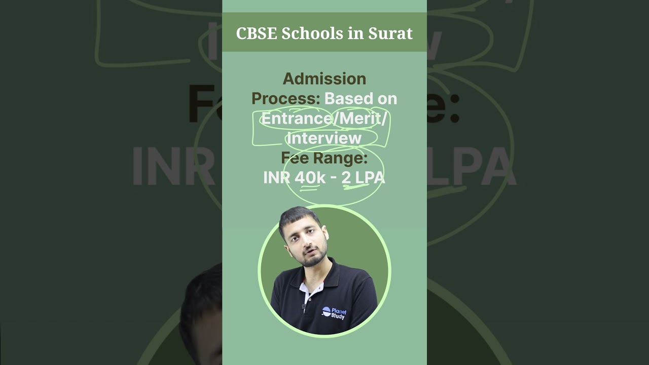 Top 5 CBSE Schools in Surat!🖐️