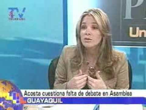 Acosta cuestiona falta de debate en Asamblea