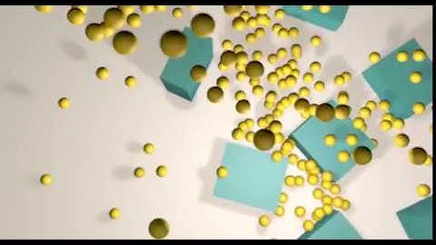 Gravity Dynamics Animation Test in Cinema 4D