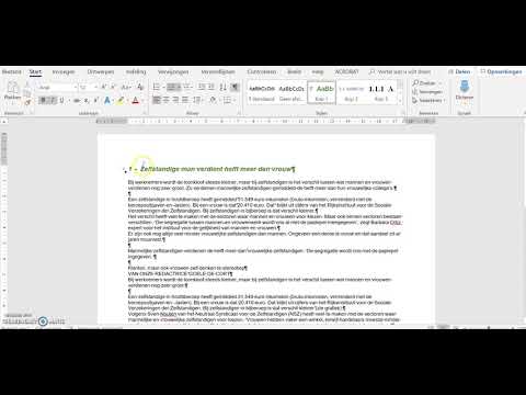 MS Word een bestaande stijl wijzigen