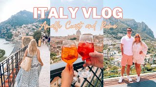 ITALY TRAVEL VLOG | part 1- Exploring the Amalfi Coast + Rome, newlywed trip, our friend's wedding