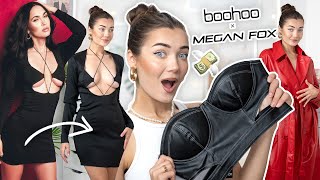 TRYING ON BOOHOO X MEGAN FOX COLLAB... IS IT WORTH THE COIN!?