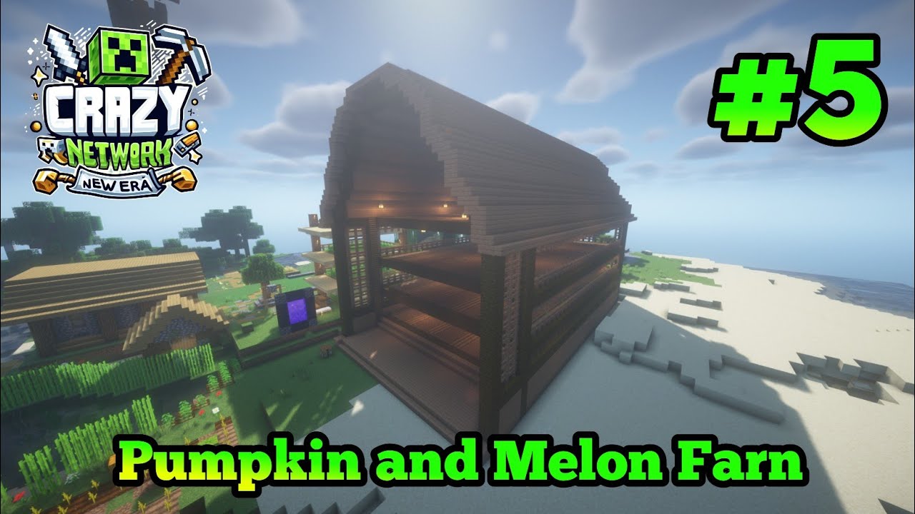 Gw buat Pumpkin and Melon farm di server CrazyNetwork | CrazyNetwork ...