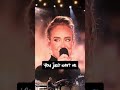 Adele got way too real during "I Drink Wine" 😭