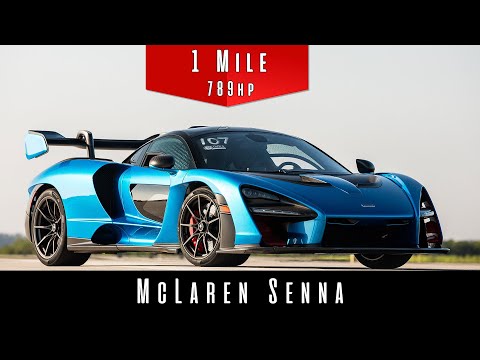 2019 McLaren Senna | (Standing Mile Top Speed Test)