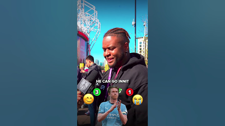 Asking Man Utd fans if they're glad that Kevin De Bruyne is leaving Man City 👋 #football