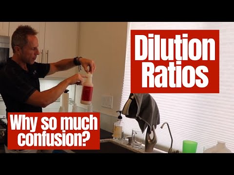 Chemical Guys Dilution Ratio Chart