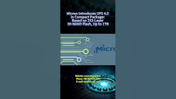 Micron Introduces UFS 4 0 in Compact Package Based on 232 Layer 3D NAND Flash, Up to 1TB