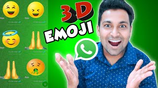 Make 3D Emojis in Whatsapp || Whatsapp me 3D Emoji Kaise Send karen 🔥 3D emoji in Whatsapp ⚡⚡ screenshot 5