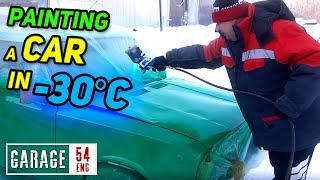 Painting a car in 30 degree weather