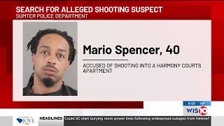 Sumter police search for man accused of firing gun into apartment