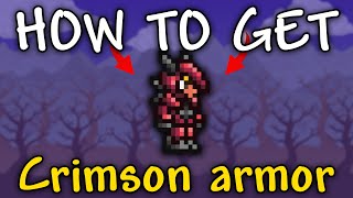 How To Get Crimson Armor In Terraria How To Obtain Crimson Armor