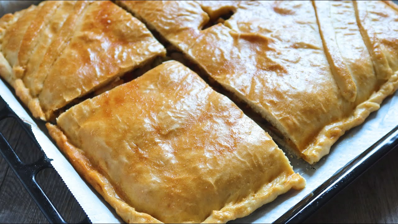 Empanada de pulpo encebollado