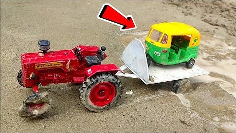 Diy Tractor Stuck In Mud Mini Science Project @Anshdeep experiment @keep Villa @Mini Creative cstoy💥