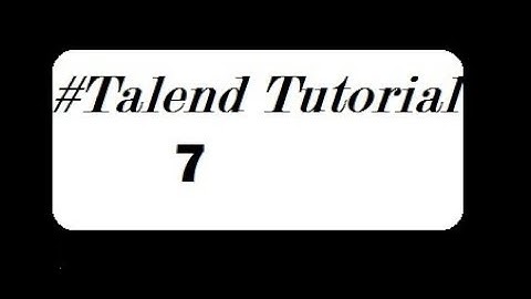 Import Excel File in Talend