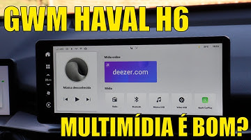 Central Multimídia do GWM Haval H6 em detalhes
