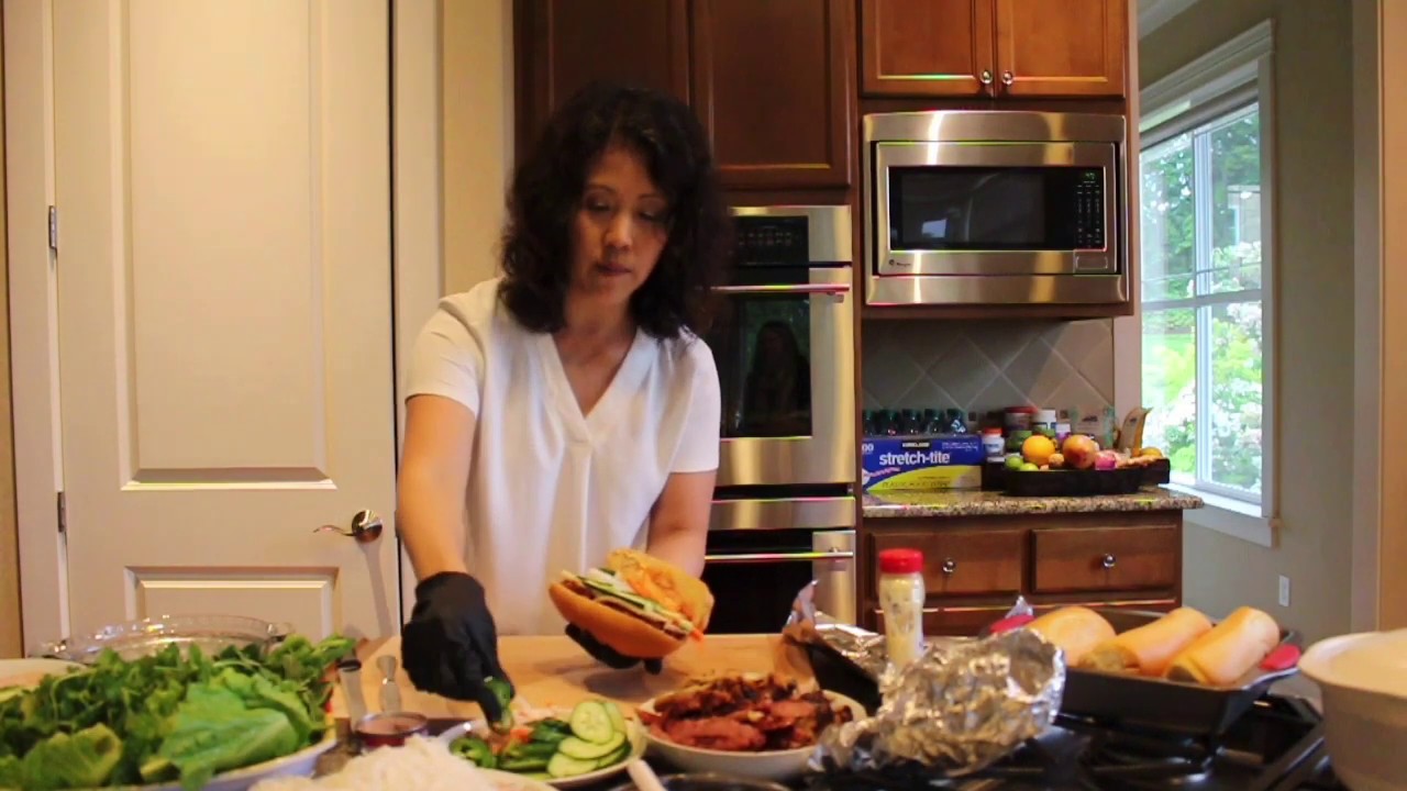 How to make Banh Mi at home - Using same ingredients to make Rice Paper