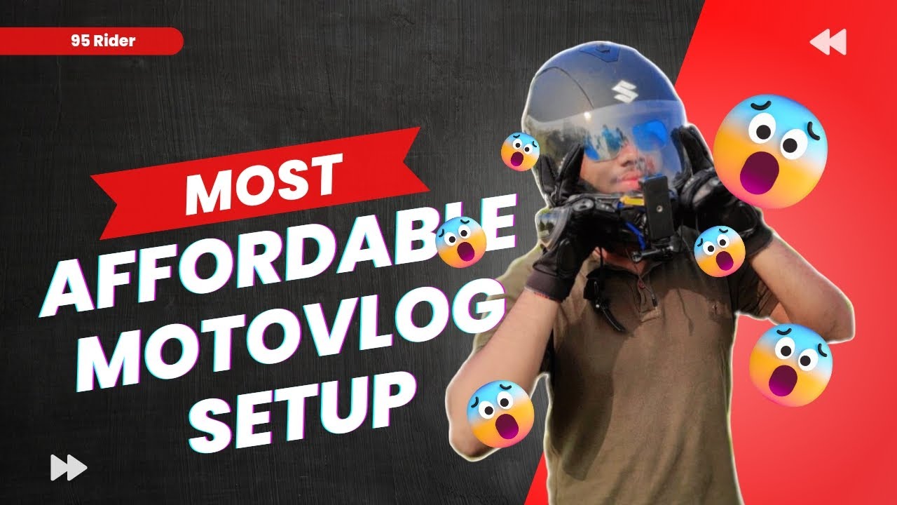 most affordable motovlog setup 😲😲 || 95 Rider ||