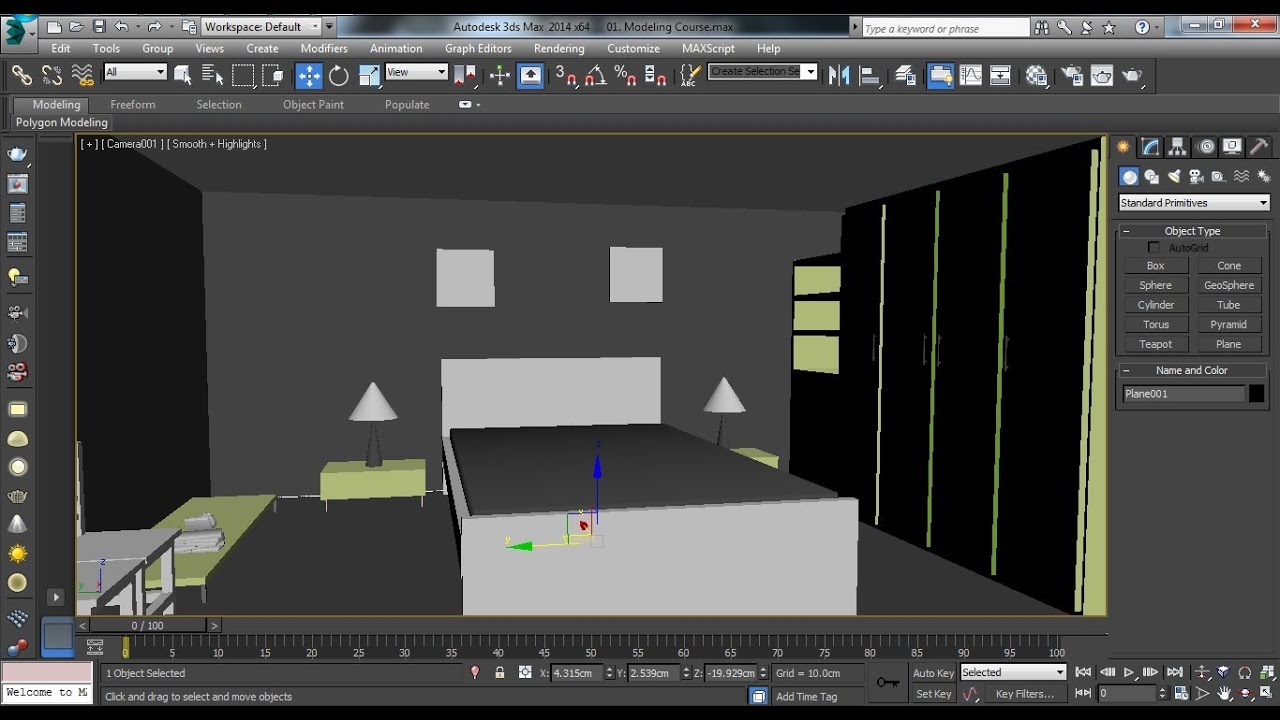 01 Lecture Modeling Room Basics 01 محاضرة موديلينج للمبتدئين