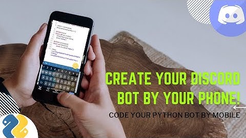 How To Create Discord Bot From Mobile Phone || Create your own discord bot by Pydroid3