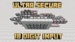 Ultra Secure 18 Digit Combination Lock Input Interface