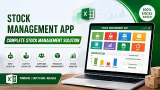 Excel Stock Management System with VBA | Complete Inventory App