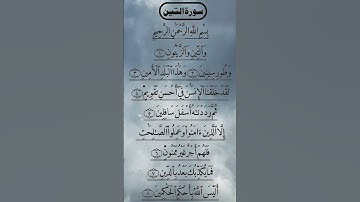 SURAH AL TEEN سورة التين Egzon ibrahimi Voice #egzonibrahimi #quran #qurantilawat