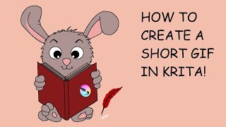 Krita 5.0 - How to create a short animated GIF in Krita - Step by Step screenshot 5