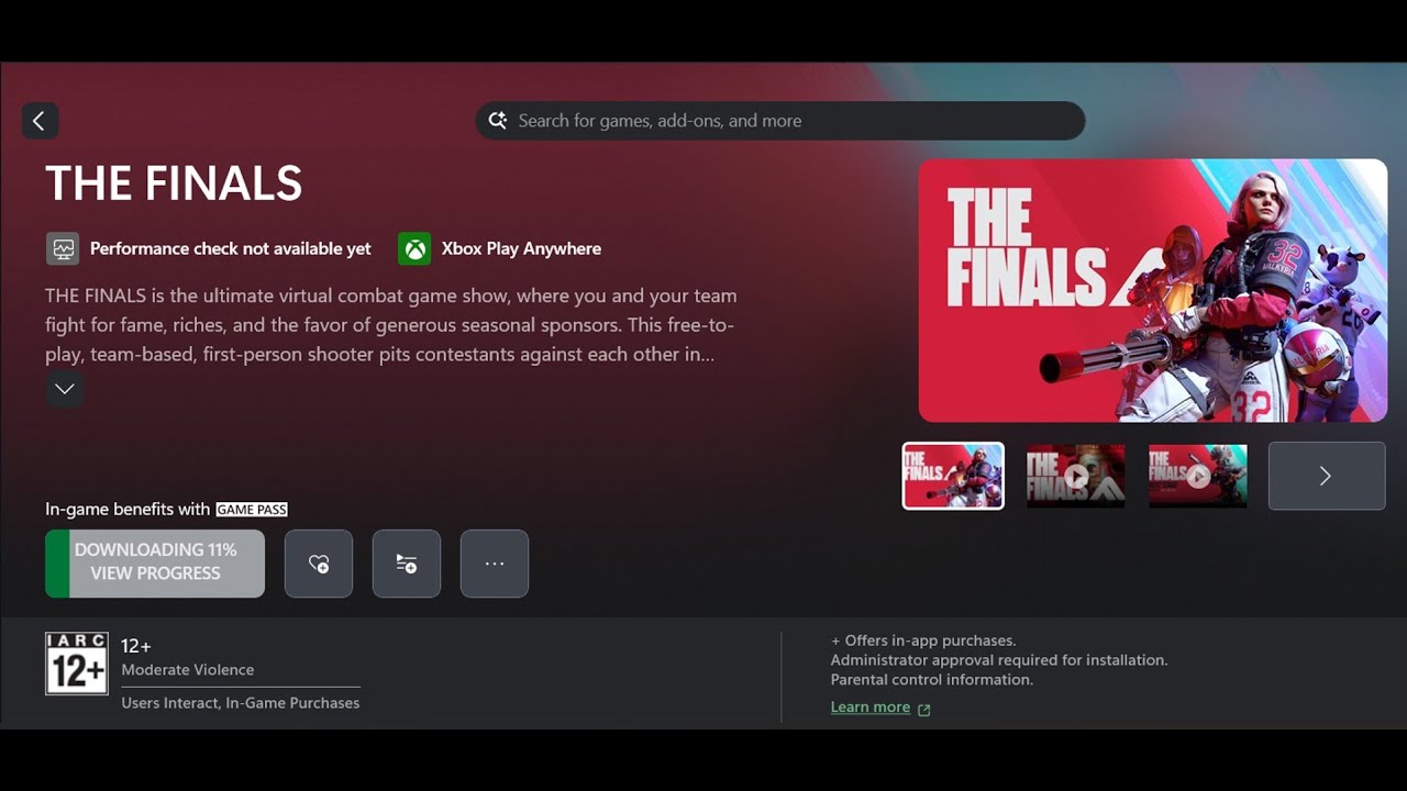 Fix THE FINALS Not Installing On Xbox App/Microsoft Store On PC - YouTube