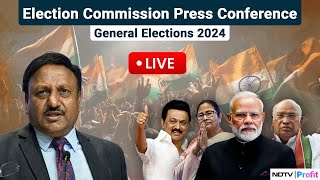 Election Commission LIVE | Lok Sabha Elections 2024 Schedule Announced | Lok Sabha Election Results