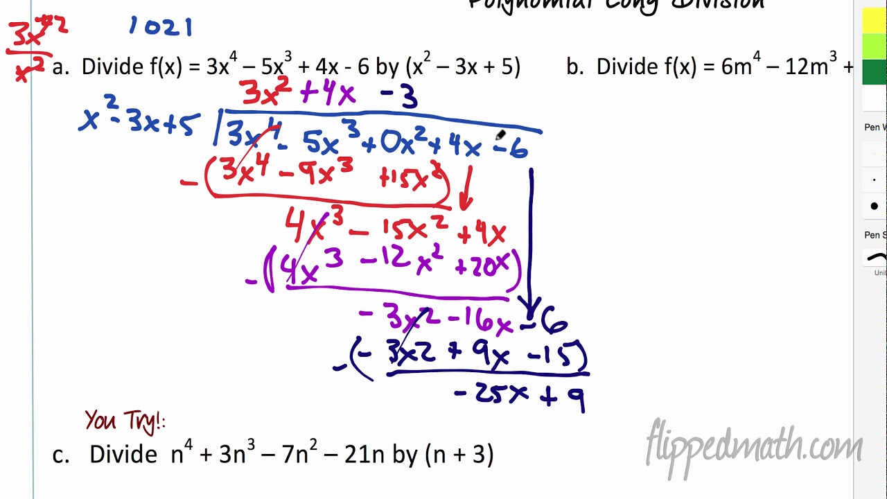 algebra 2 assignment divide