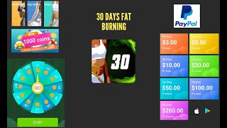 30 Days Fat Burning ||   PayPal || بدون جهد رصيد || شحن رصيد البايبال