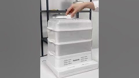 Đập Hộp Nồi Hấp Điện Đa Năng 3 Tầng Hadochi  Tiện Dụng